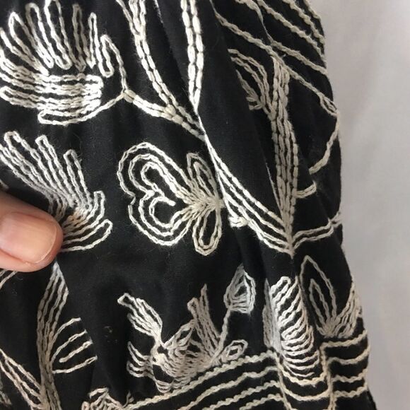 Max Edition Black Embroidered Cocktail Dress - Picture 5 of 6